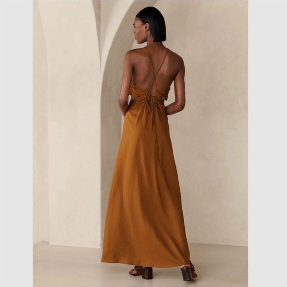 Banana Republic Linen Blend Manon Maxi Dress - Picture 2 of 2